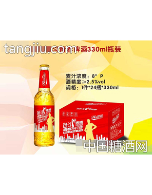 英豪奋斗青春啤酒330ml瓶装