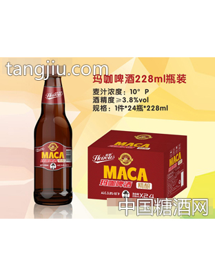 玛咖啤酒228ml瓶装
