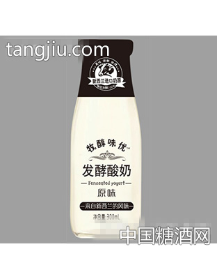 牧醇味优发酵酸奶原味300ml