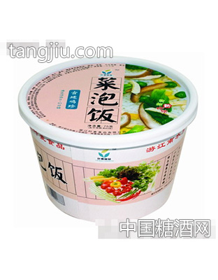 宫廷鸡珍菜泡饭