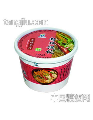 香辣牛肉粉丝馄饨