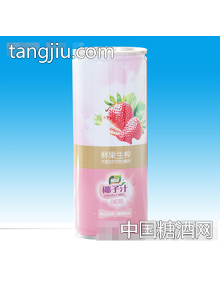 245ml鲜果生榨椰子汁草莓味