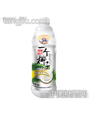 一个椰子果肉椰子汁1.25L