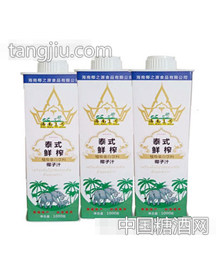 海南1号泰式鲜榨椰子汁600g