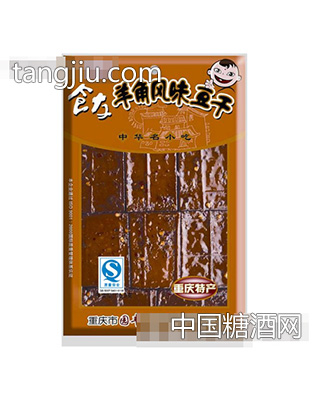 食友羊角豆干90g