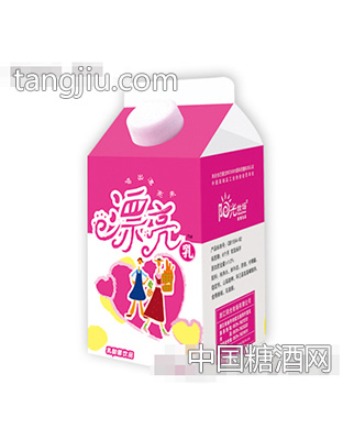 阳光牧场漂亮乳乳酸菌饮品仿屋顶盒