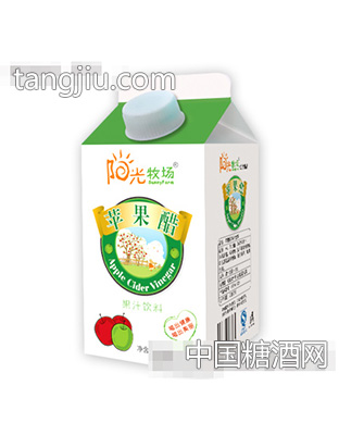 阳光牧场苹果醋仿屋顶盒