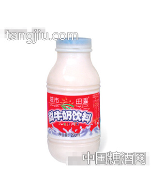 城市田园甜牛奶饮料200ml