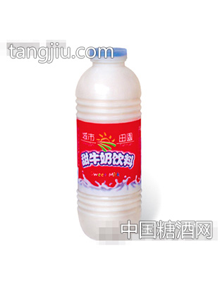城市田园甜牛奶饮料450ml