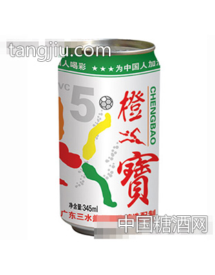 宜安堂甜橙味易拉罐碳酸饮料
