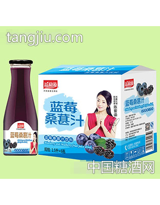 1.5Lx6瓶益和源蓝莓桑甚汁