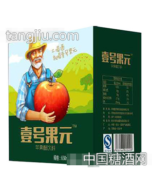 壹号果元苹果醋饮料650mlx12瓶