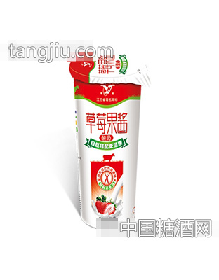 宇航草莓果酱酸牛奶200g