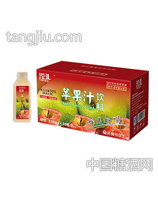 滢沁苹果汁饮料330mlx15瓶装