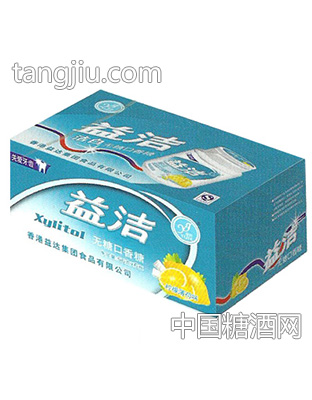 益洁51g柠檬薄荷味口香糖