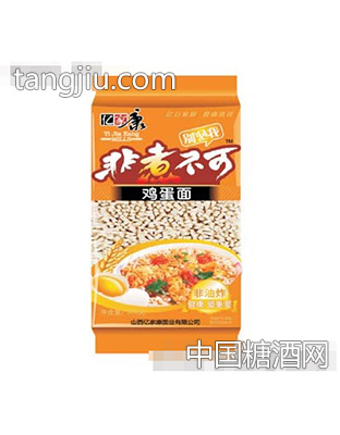 亿家康非煮不可鸡蛋面480g