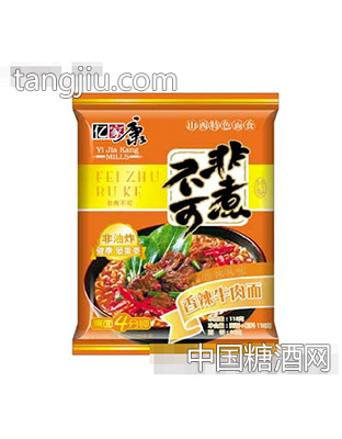 亿家康非煮不可1.5元香辣牛肉面