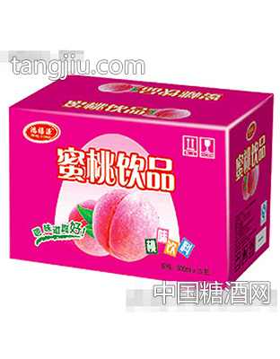 鸿禧源蜜桃饮品500mlx15