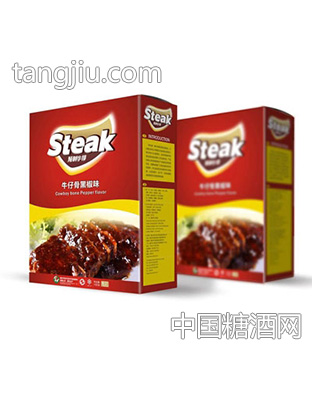 亿口鲜预制牛排牛仔骨黑椒味