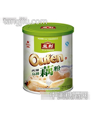 益利西湖马蹄藕粉360g罐装