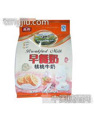 益利早餐奶核桃牛奶360克袋装