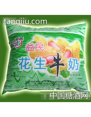 益民花生牛奶