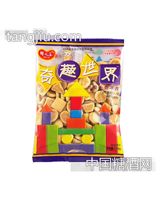 100g奇趣世界几何饼干（1