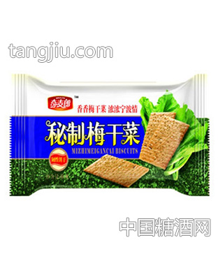 奇麦郎梅菜干韧性饼干盒装