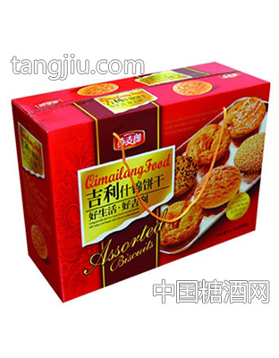 奇麦郎吉利什锦饼干盒装