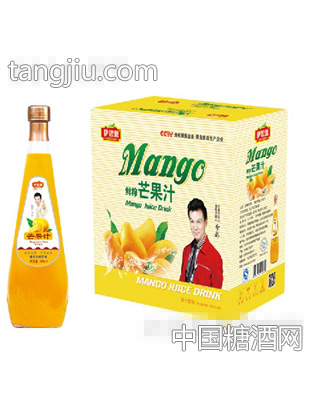 伊思源鲜榨芒果汁饮料828mlx6瓶