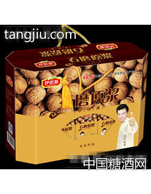 伊思源石磨原浆核桃露.
