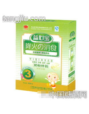 350g益心宝盒装奶粉伴侣3段