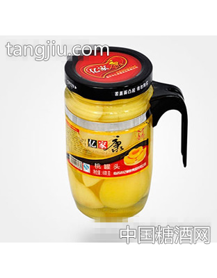 608克白桃水果罐头