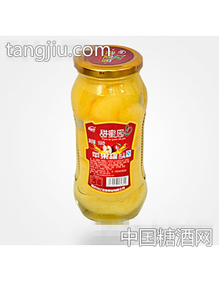 558克苹果水果罐头