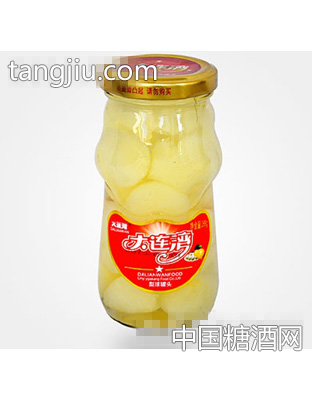 288克梨球水果罐头