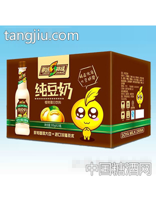 极速挑战纯豆奶330gx15瓶