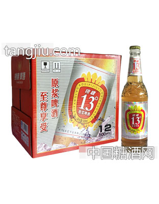 银稞原浆啤酒13°P 500ml
