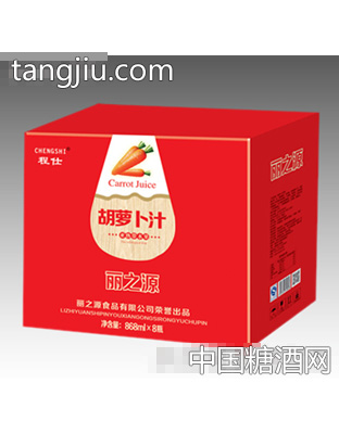 丽之源胡萝卜汁868mlX8