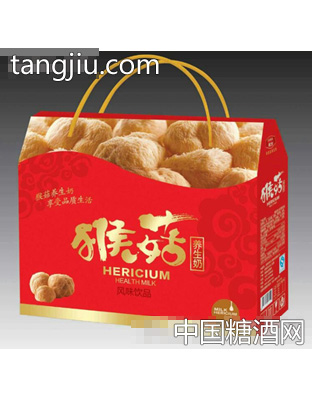 程仕猴菇养生奶礼盒（红）