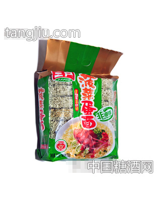 三户菠菜蛋面700g