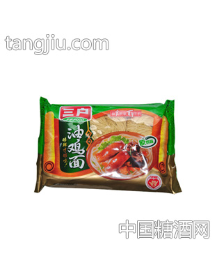 三户油鸡面360g