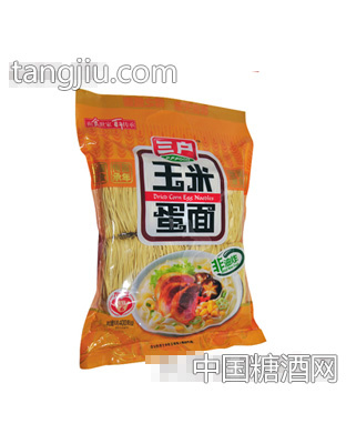 三户玉米蛋面400g