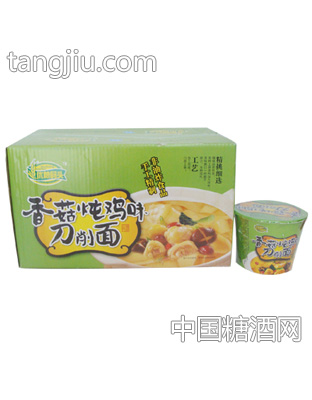 优粮码头香菇炖鸡味刀削面箱装