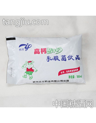 云兰高钙酸奶乳酸菌饮品180ml