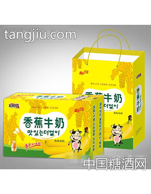 喜相随香蕉牛奶乳味饮料箱