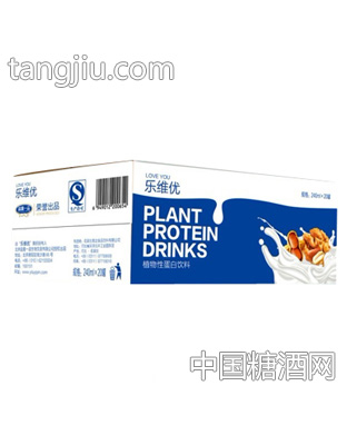 乐维优核桃花生露(蓝)箱体