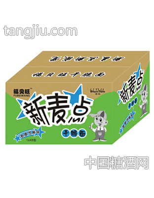 福贝旺新麦点干脆面葱香芝麻味1×48包（方）