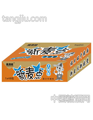 福贝旺新麦点干脆面原汁牛排味1×48包（长）