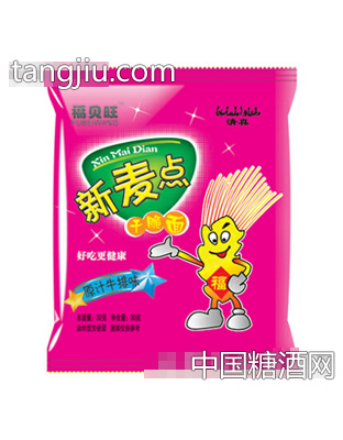 福贝旺新麦点干脆面原汁牛排味