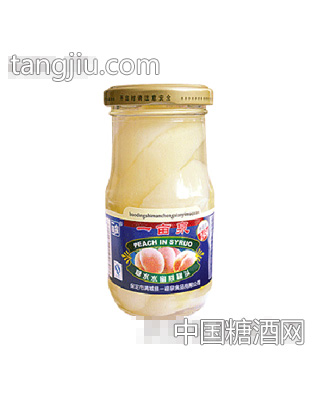 245g一亩泉白桃罐头